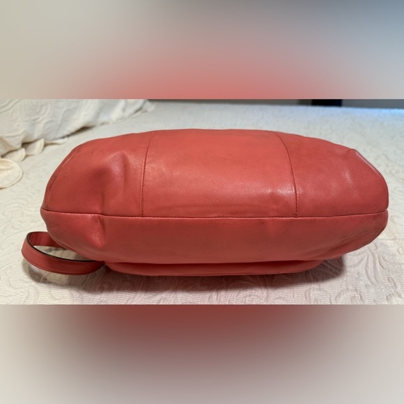 Gently Used COACH Pink Leather Shoulder Bag - Picture 8 of 9